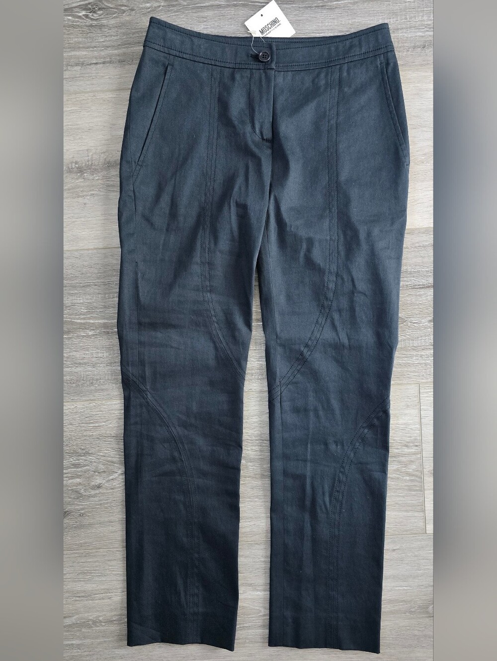 Moschino CHEAPANDCHIC Women's Navy Tailored Pants SIZE 4